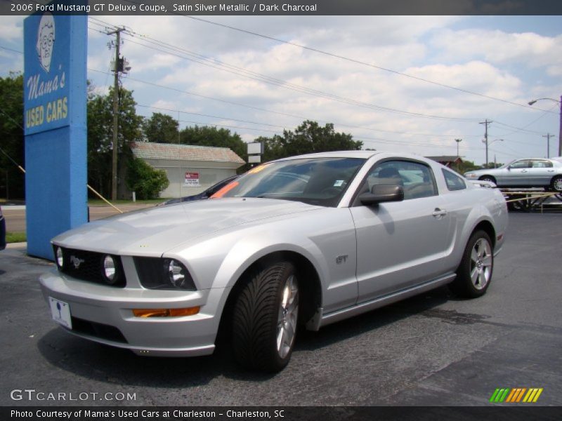 Satin Silver Metallic / Dark Charcoal 2006 Ford Mustang GT Deluxe Coupe