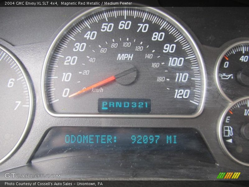Magnetic Red Metallic / Medium Pewter 2004 GMC Envoy XL SLT 4x4