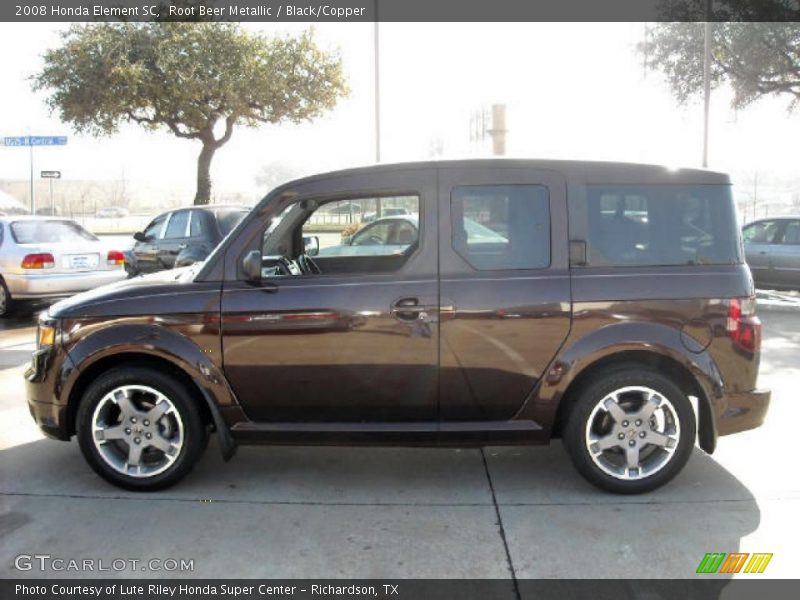 Root Beer Metallic / Black/Copper 2008 Honda Element SC