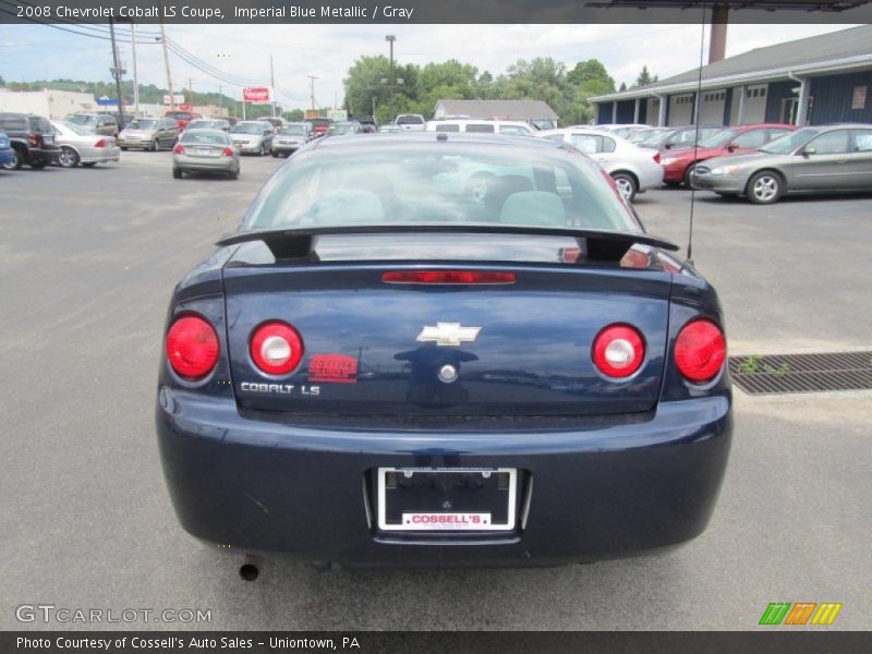 Imperial Blue Metallic / Gray 2008 Chevrolet Cobalt LS Coupe