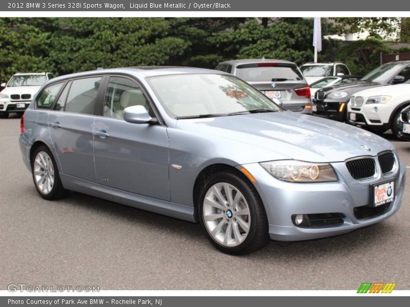 Liquid Blue Metallic / Oyster/Black 2012 BMW 3 Series 328i Sports Wagon