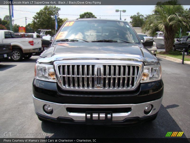 Black / Black/Dove Grey Piping 2008 Lincoln Mark LT SuperCrew 4x4