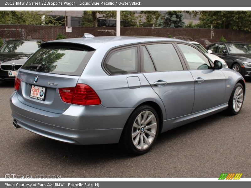 Liquid Blue Metallic / Oyster/Black 2012 BMW 3 Series 328i Sports Wagon