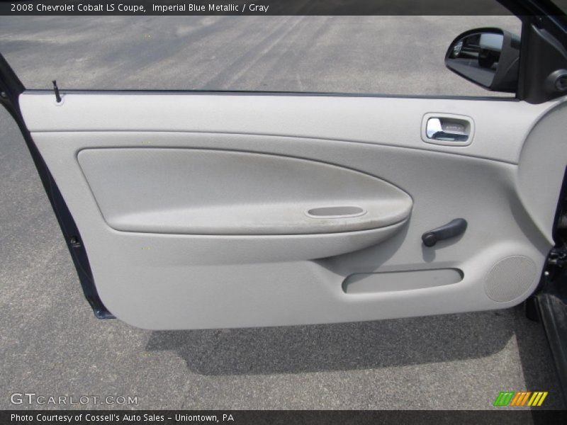 Imperial Blue Metallic / Gray 2008 Chevrolet Cobalt LS Coupe