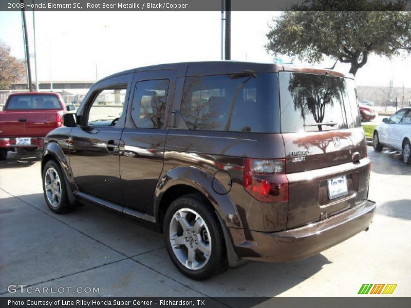Root Beer Metallic / Black/Copper 2008 Honda Element SC