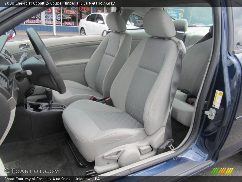 Imperial Blue Metallic / Gray 2008 Chevrolet Cobalt LS Coupe
