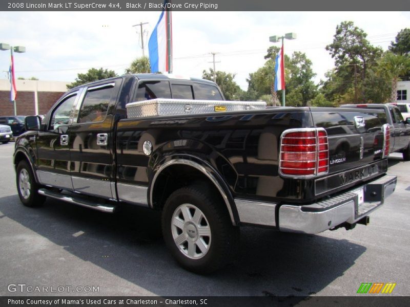 Black / Black/Dove Grey Piping 2008 Lincoln Mark LT SuperCrew 4x4
