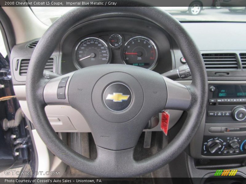 Imperial Blue Metallic / Gray 2008 Chevrolet Cobalt LS Coupe