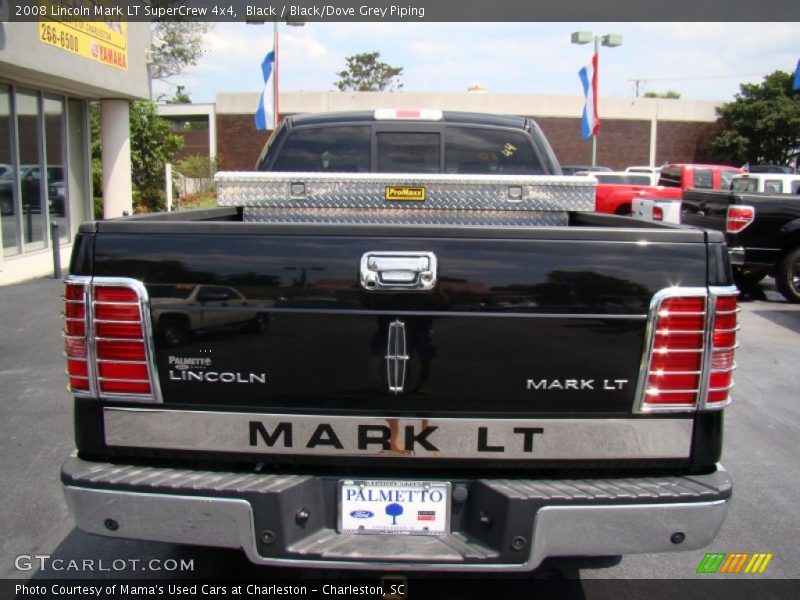 Black / Black/Dove Grey Piping 2008 Lincoln Mark LT SuperCrew 4x4