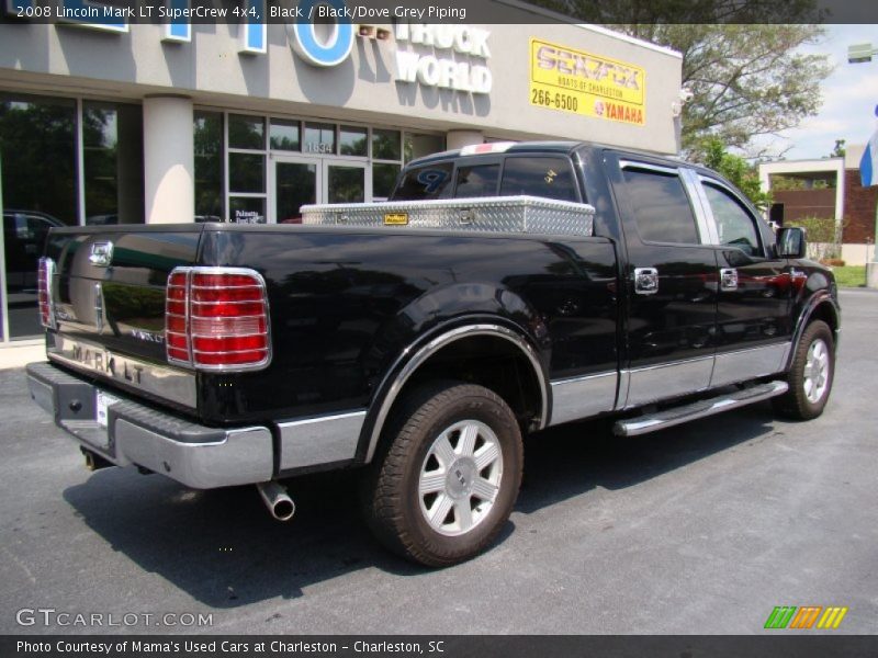 Black / Black/Dove Grey Piping 2008 Lincoln Mark LT SuperCrew 4x4