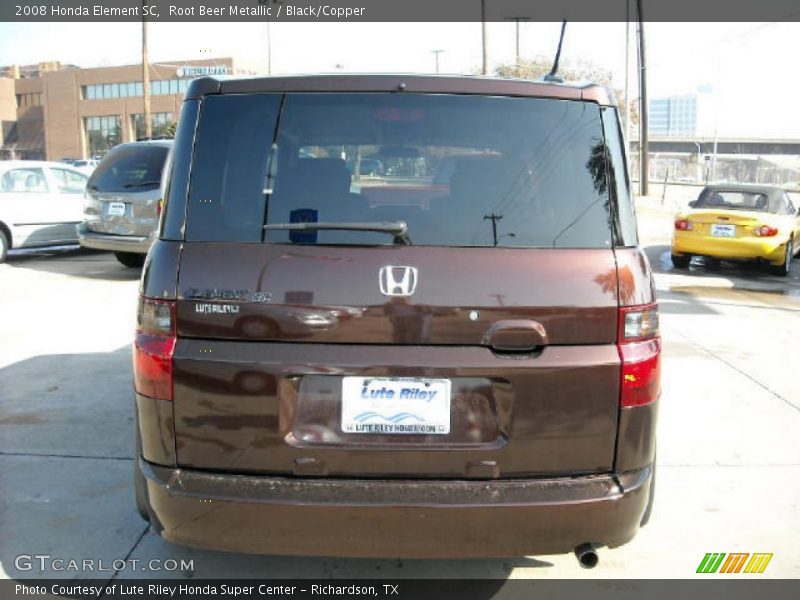 Root Beer Metallic / Black/Copper 2008 Honda Element SC
