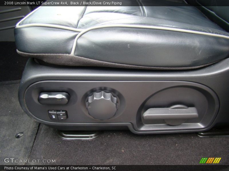 Black / Black/Dove Grey Piping 2008 Lincoln Mark LT SuperCrew 4x4