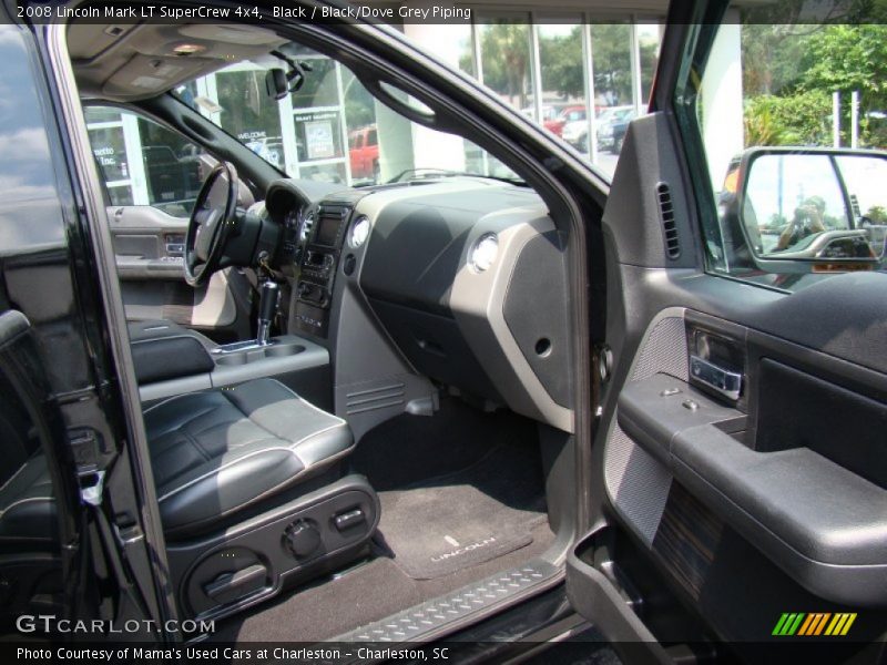 Black / Black/Dove Grey Piping 2008 Lincoln Mark LT SuperCrew 4x4