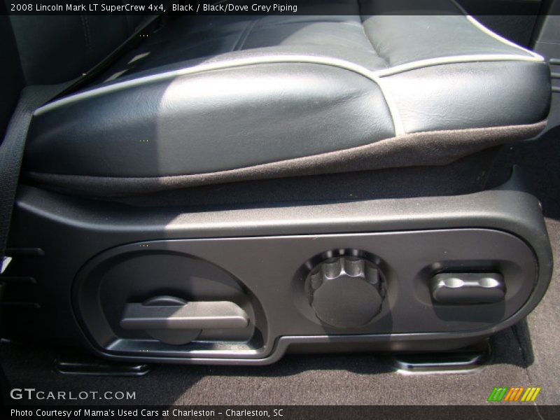 Black / Black/Dove Grey Piping 2008 Lincoln Mark LT SuperCrew 4x4