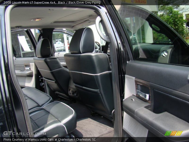 Black / Black/Dove Grey Piping 2008 Lincoln Mark LT SuperCrew 4x4