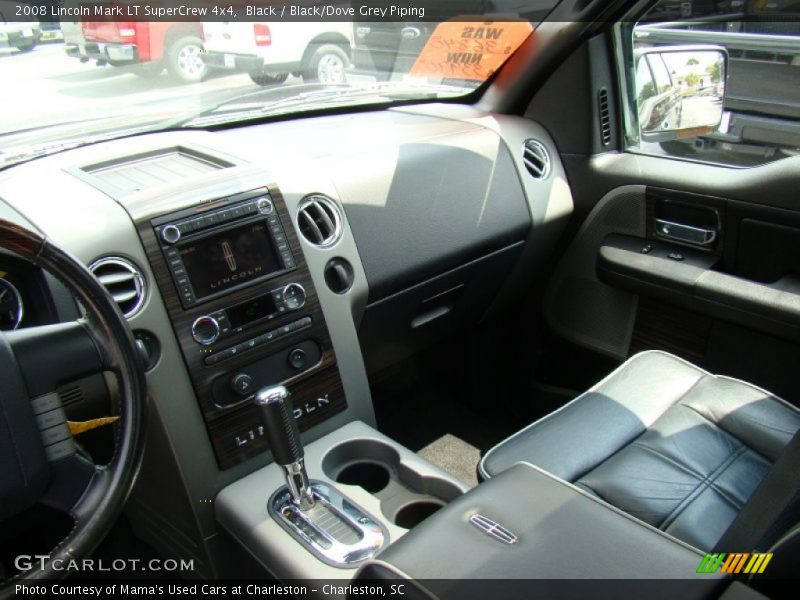 Black / Black/Dove Grey Piping 2008 Lincoln Mark LT SuperCrew 4x4