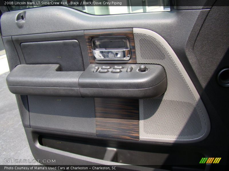 Black / Black/Dove Grey Piping 2008 Lincoln Mark LT SuperCrew 4x4