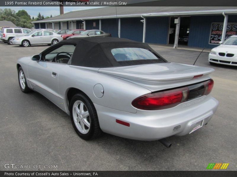 Bright Silver Metallic / Medium Gray 1995 Pontiac Firebird Convertible