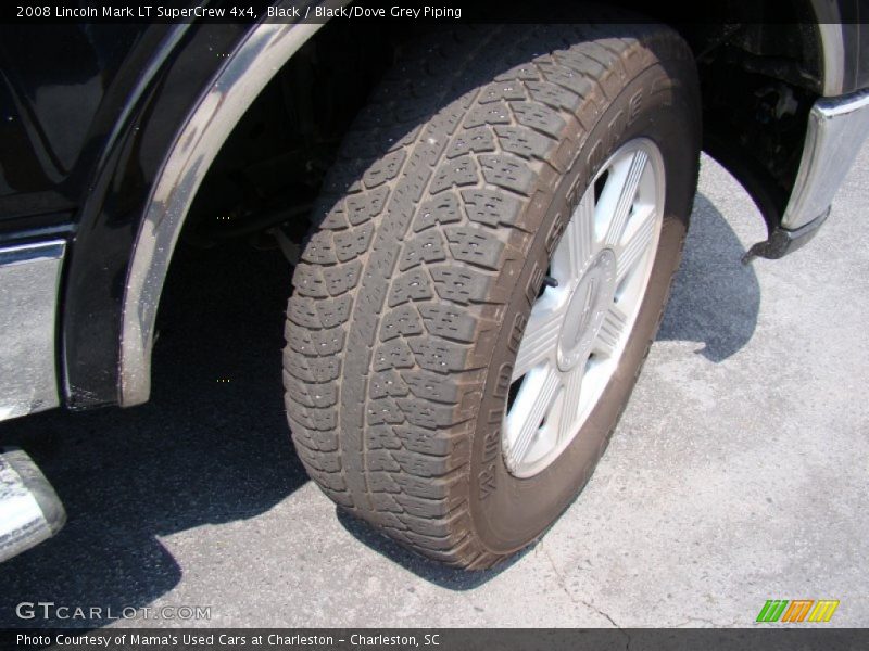 Black / Black/Dove Grey Piping 2008 Lincoln Mark LT SuperCrew 4x4