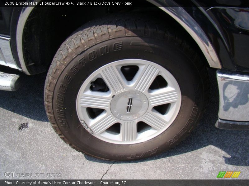 Black / Black/Dove Grey Piping 2008 Lincoln Mark LT SuperCrew 4x4