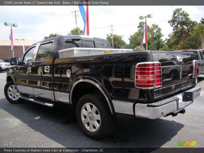 Black / Black/Dove Grey Piping 2008 Lincoln Mark LT SuperCrew 4x4