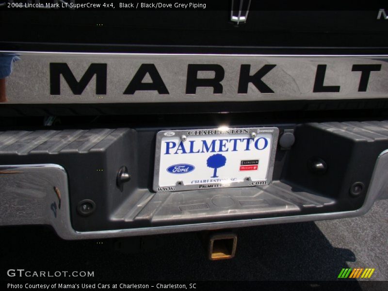 Black / Black/Dove Grey Piping 2008 Lincoln Mark LT SuperCrew 4x4