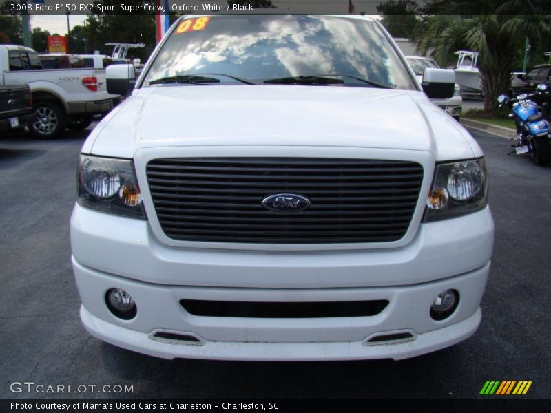 Oxford White / Black 2008 Ford F150 FX2 Sport SuperCrew
