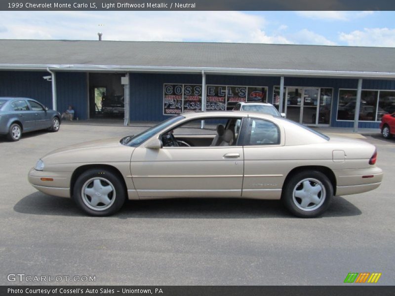 Light Driftwood Metallic / Neutral 1999 Chevrolet Monte Carlo LS