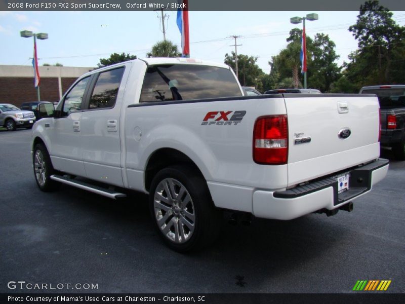 Oxford White / Black 2008 Ford F150 FX2 Sport SuperCrew