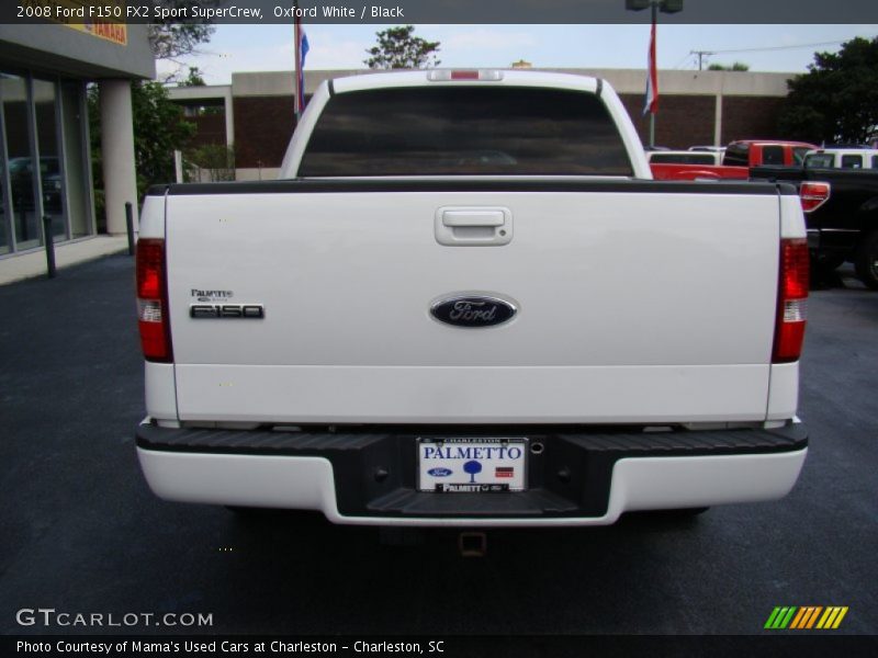 Oxford White / Black 2008 Ford F150 FX2 Sport SuperCrew