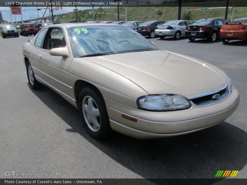 Front 3/4 View of 1999 Monte Carlo LS