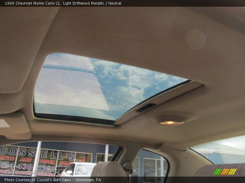 Light Driftwood Metallic / Neutral 1999 Chevrolet Monte Carlo LS