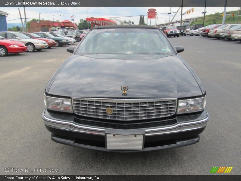 Black / Black 1996 Cadillac DeVille Sedan