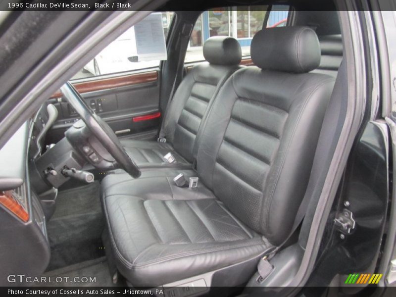 Black / Black 1996 Cadillac DeVille Sedan
