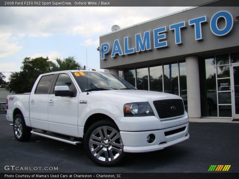 Oxford White / Black 2008 Ford F150 FX2 Sport SuperCrew