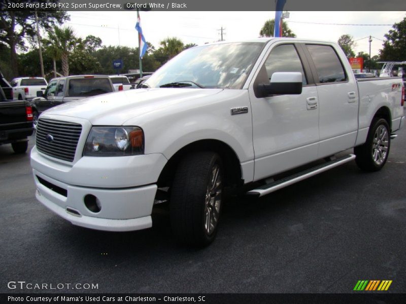Oxford White / Black 2008 Ford F150 FX2 Sport SuperCrew