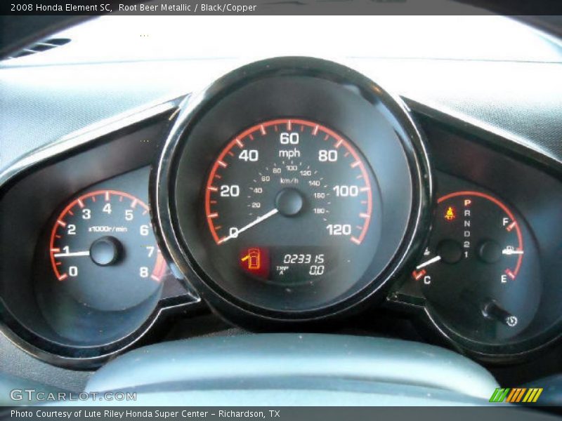 Root Beer Metallic / Black/Copper 2008 Honda Element SC