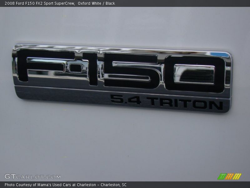 Oxford White / Black 2008 Ford F150 FX2 Sport SuperCrew