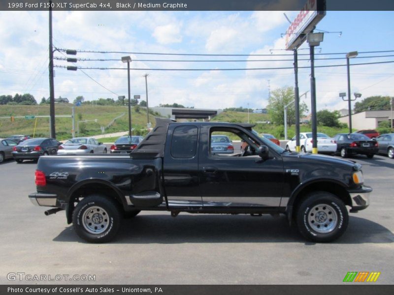 Black / Medium Graphite 1998 Ford F150 XLT SuperCab 4x4