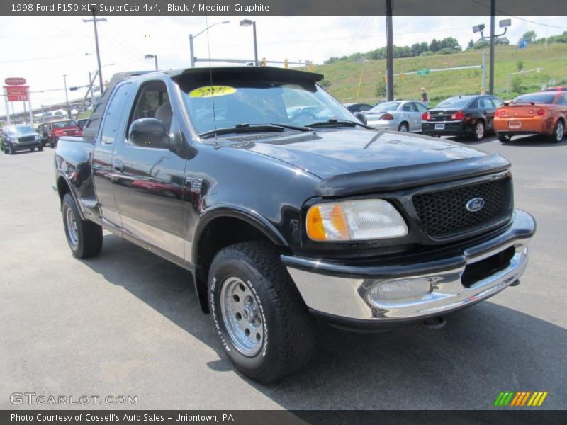 Black / Medium Graphite 1998 Ford F150 XLT SuperCab 4x4