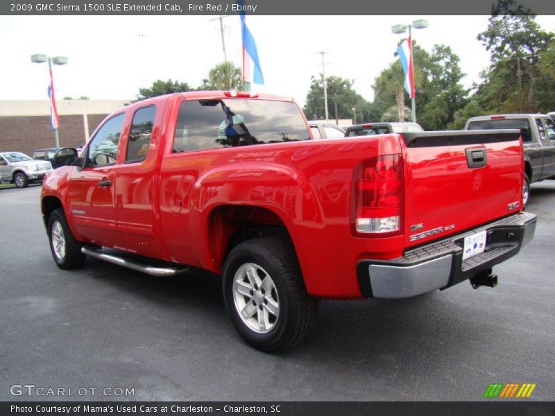  2009 Sierra 1500 SLE Extended Cab Fire Red