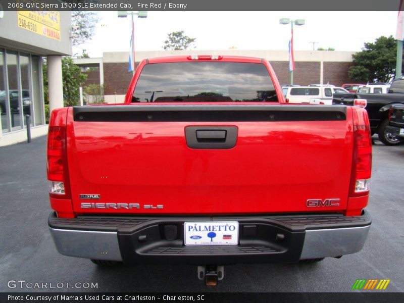 Fire Red / Ebony 2009 GMC Sierra 1500 SLE Extended Cab