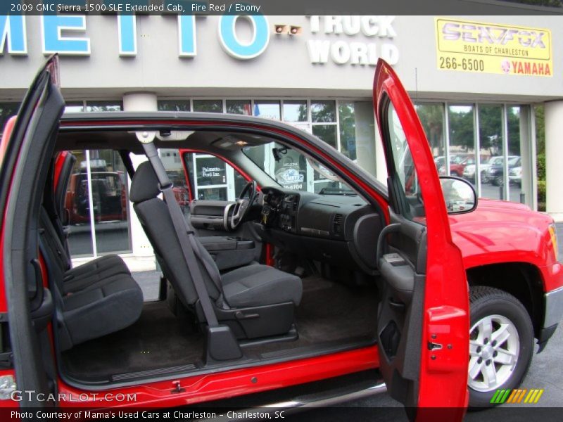 Fire Red / Ebony 2009 GMC Sierra 1500 SLE Extended Cab