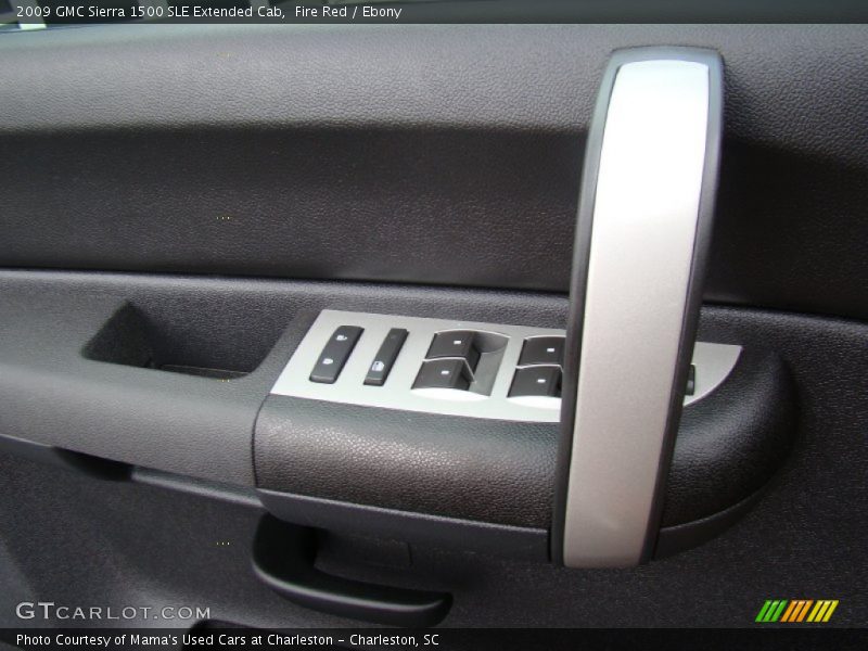Fire Red / Ebony 2009 GMC Sierra 1500 SLE Extended Cab