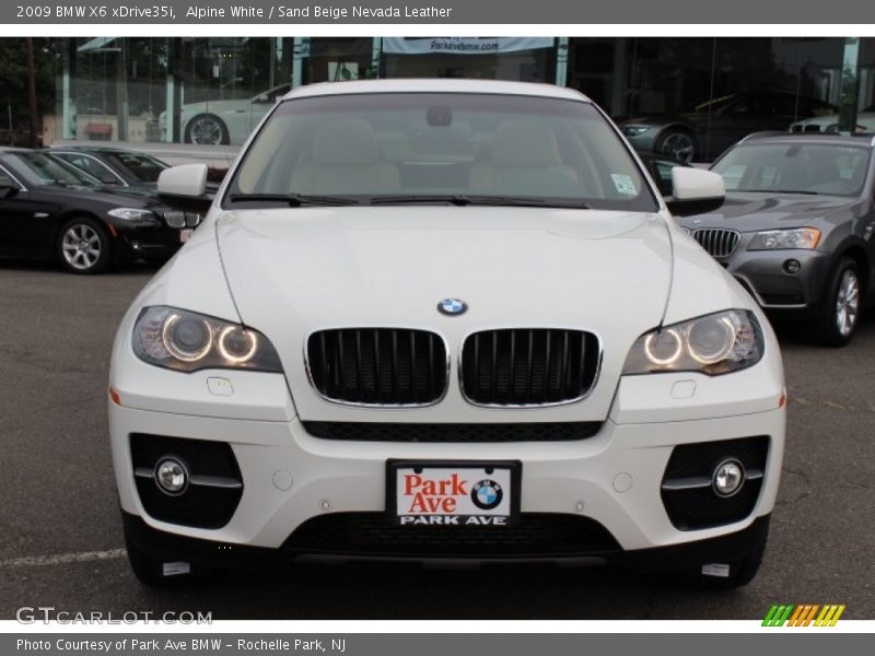 Alpine White / Sand Beige Nevada Leather 2009 BMW X6 xDrive35i