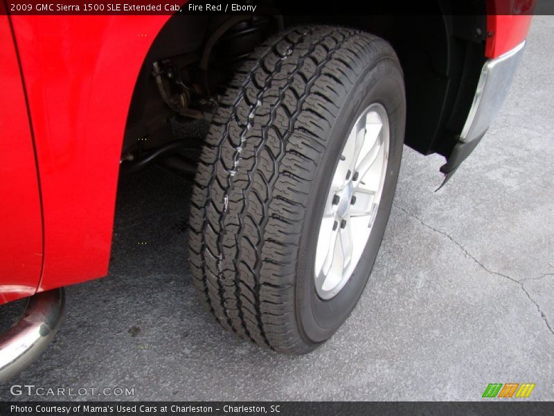 Fire Red / Ebony 2009 GMC Sierra 1500 SLE Extended Cab