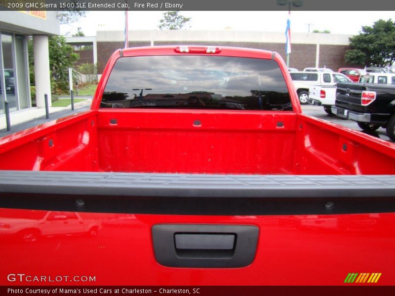 Fire Red / Ebony 2009 GMC Sierra 1500 SLE Extended Cab