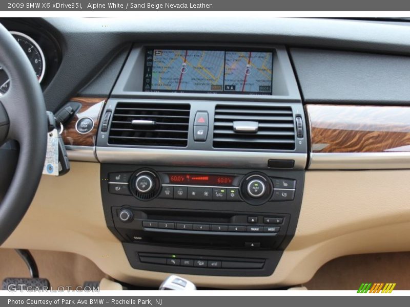 Alpine White / Sand Beige Nevada Leather 2009 BMW X6 xDrive35i