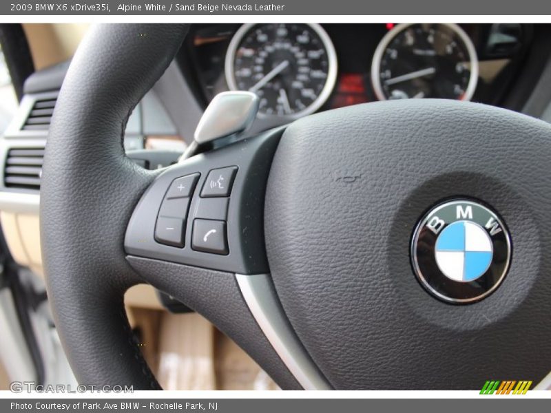 Alpine White / Sand Beige Nevada Leather 2009 BMW X6 xDrive35i