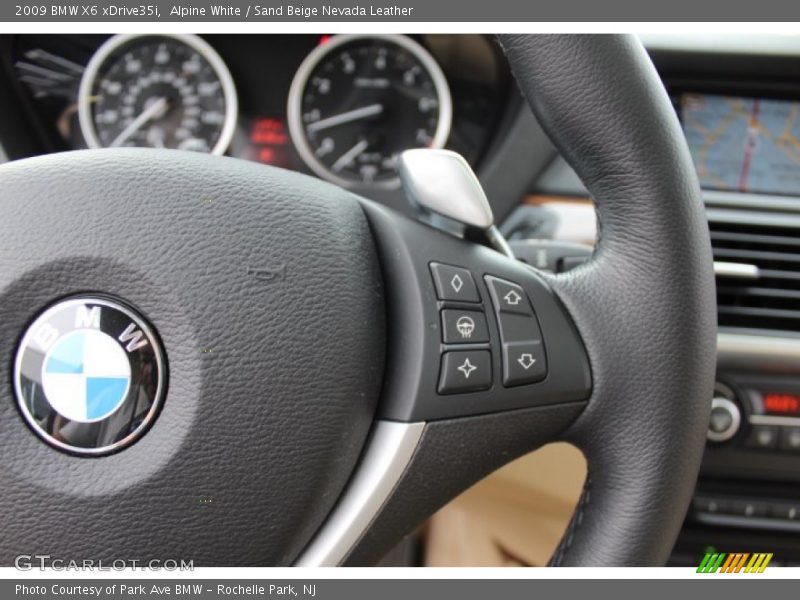Alpine White / Sand Beige Nevada Leather 2009 BMW X6 xDrive35i